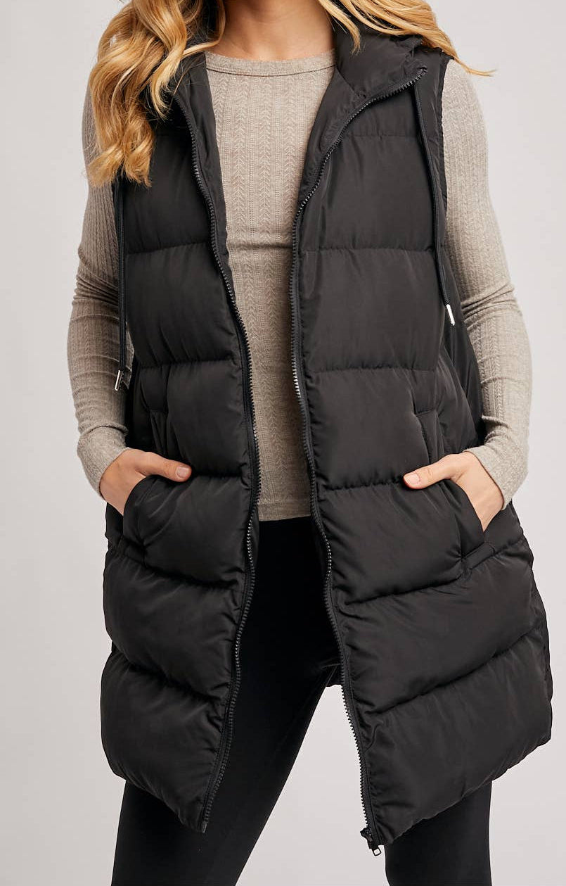 Long Puffer Vest