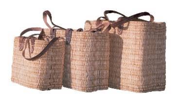 Moroccan Baskets Long Strap Basket Purse