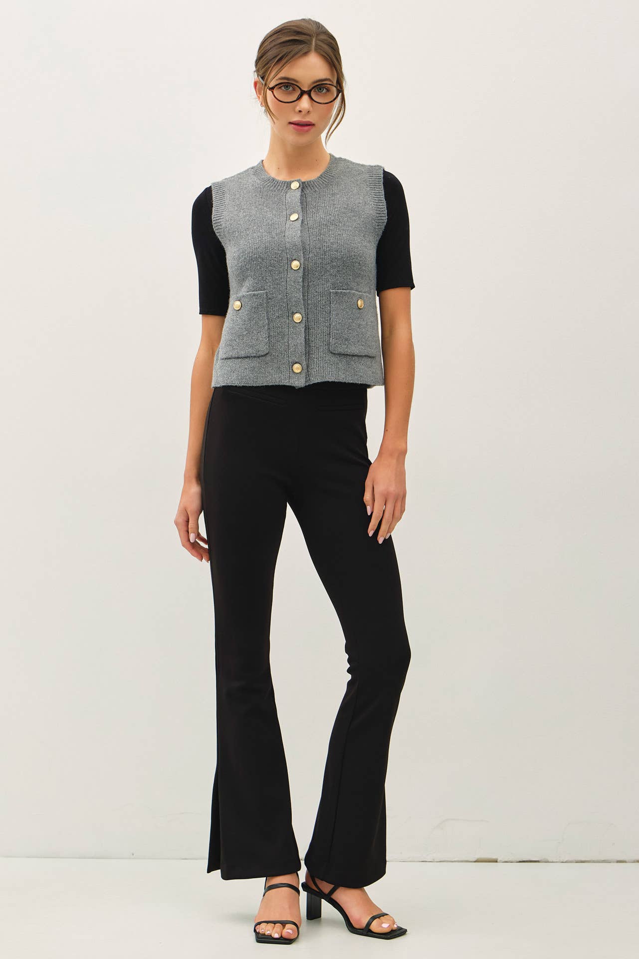 CREWNECK SWEATER VEST