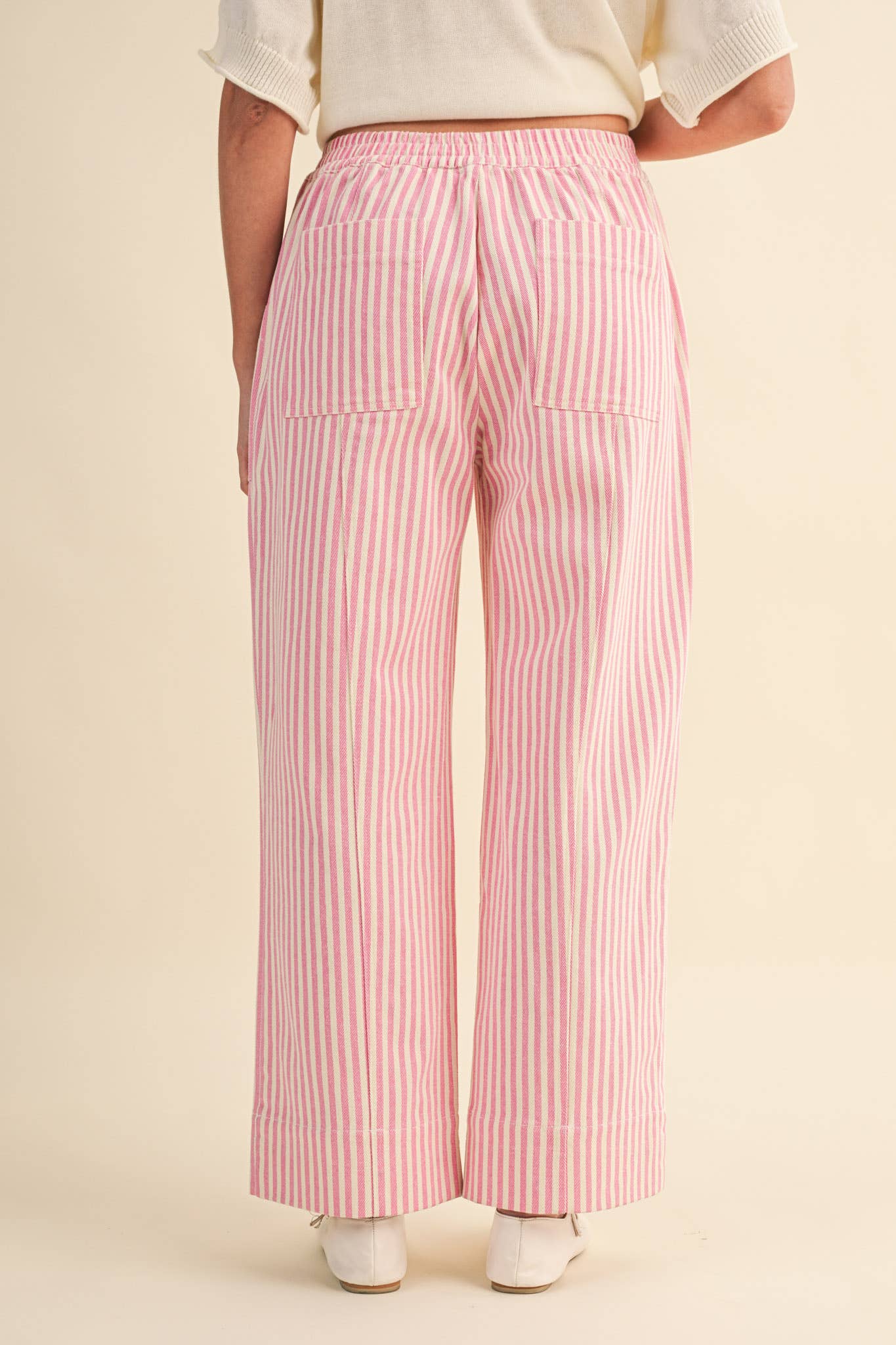 Striped Drawstring Pants