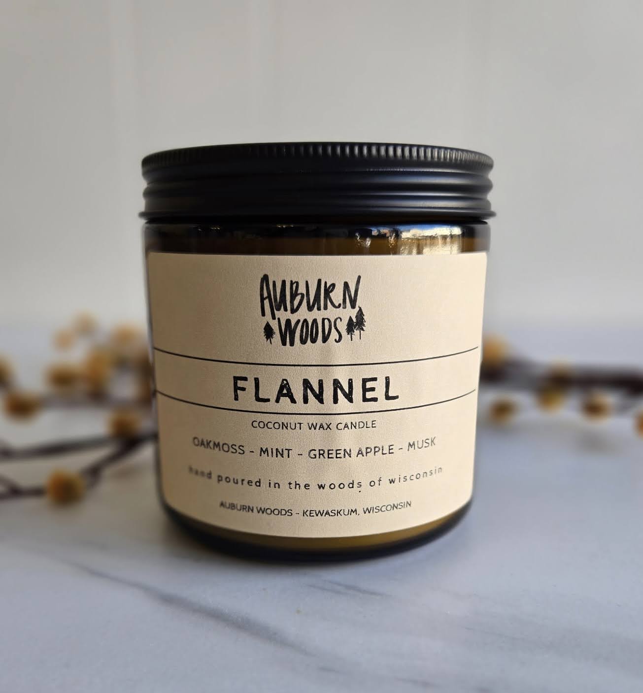 Auburn Woods Large Candle