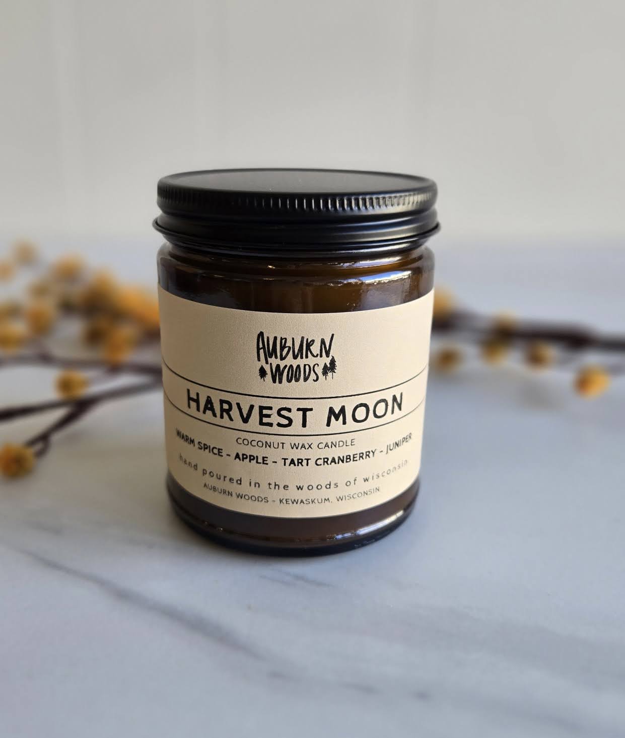 Auburn Woods Small Candle