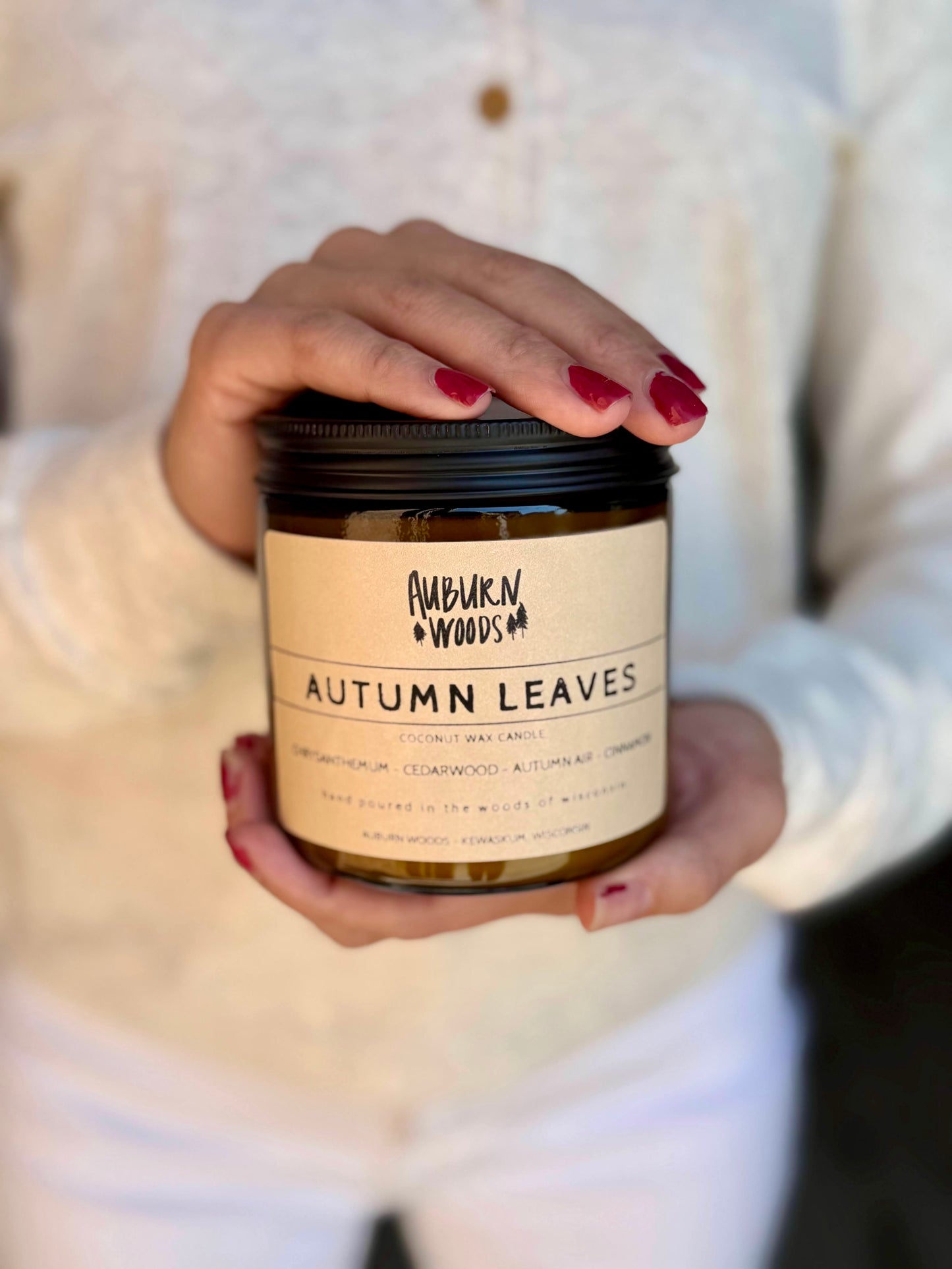Auburn Woods Large Candle