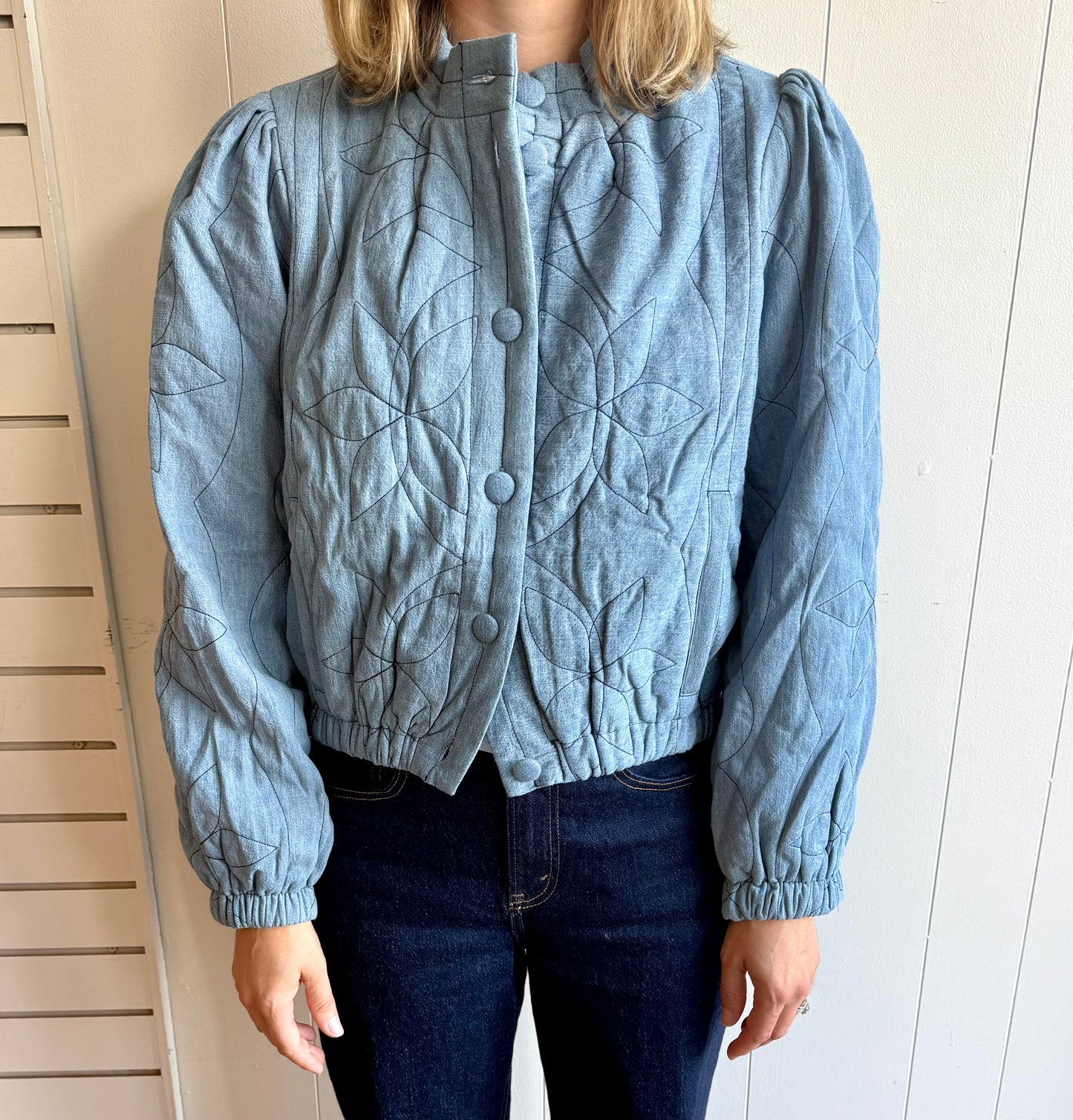 Denim Quilted Jacket