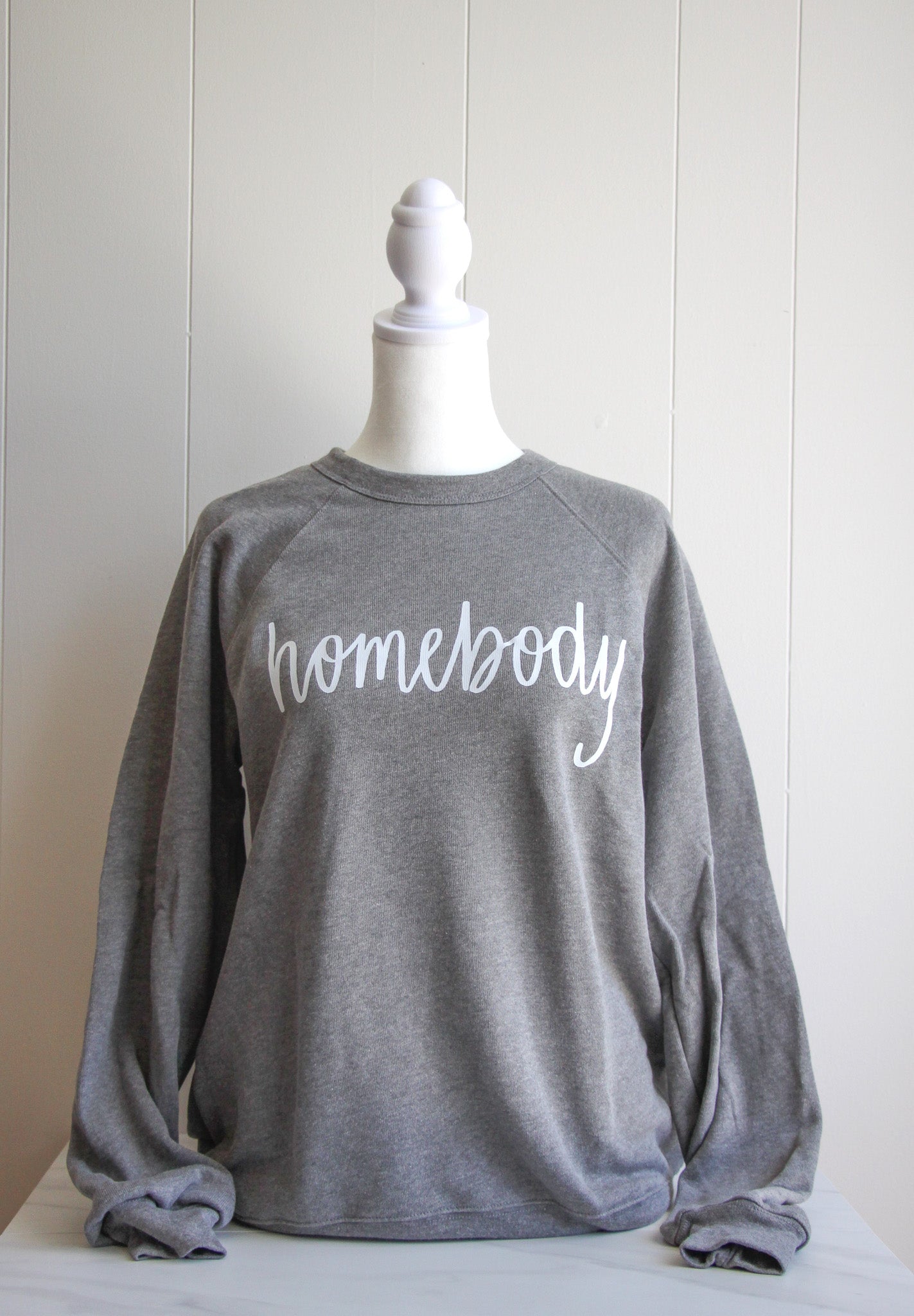 Homebody Crewneck Sweatshirt Waves of Grace Letter Co