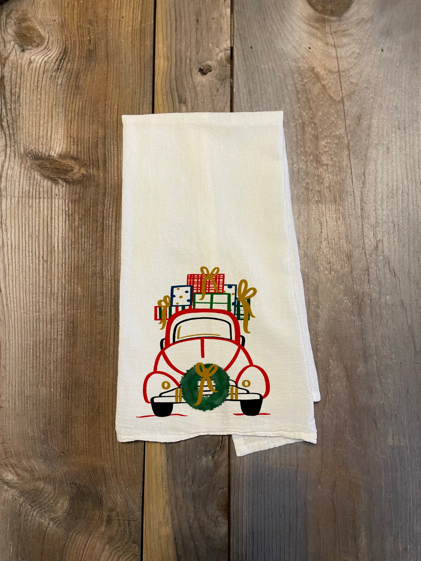 Christmas Drive Hand Towel