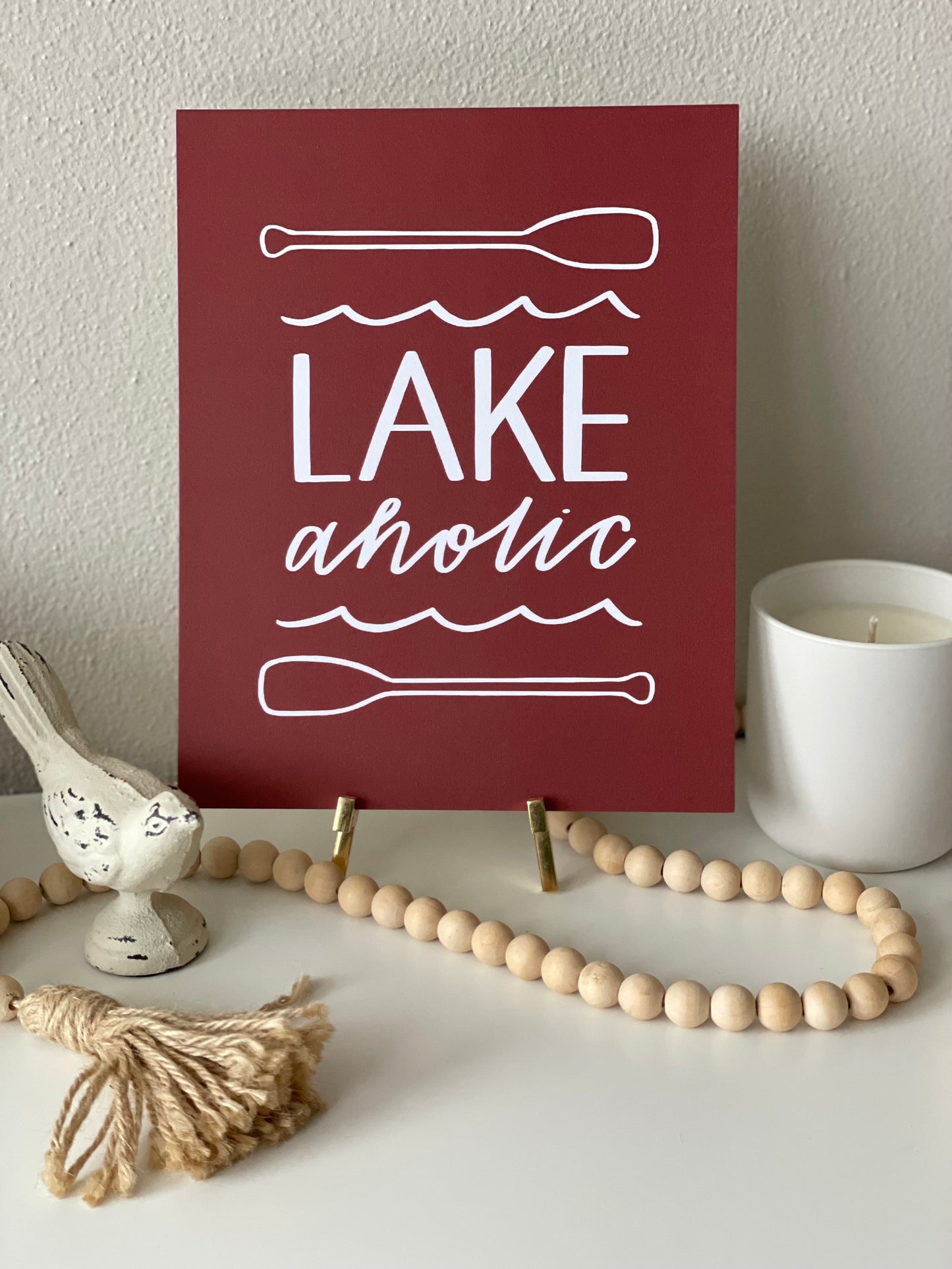 Lake-aholic Art Print