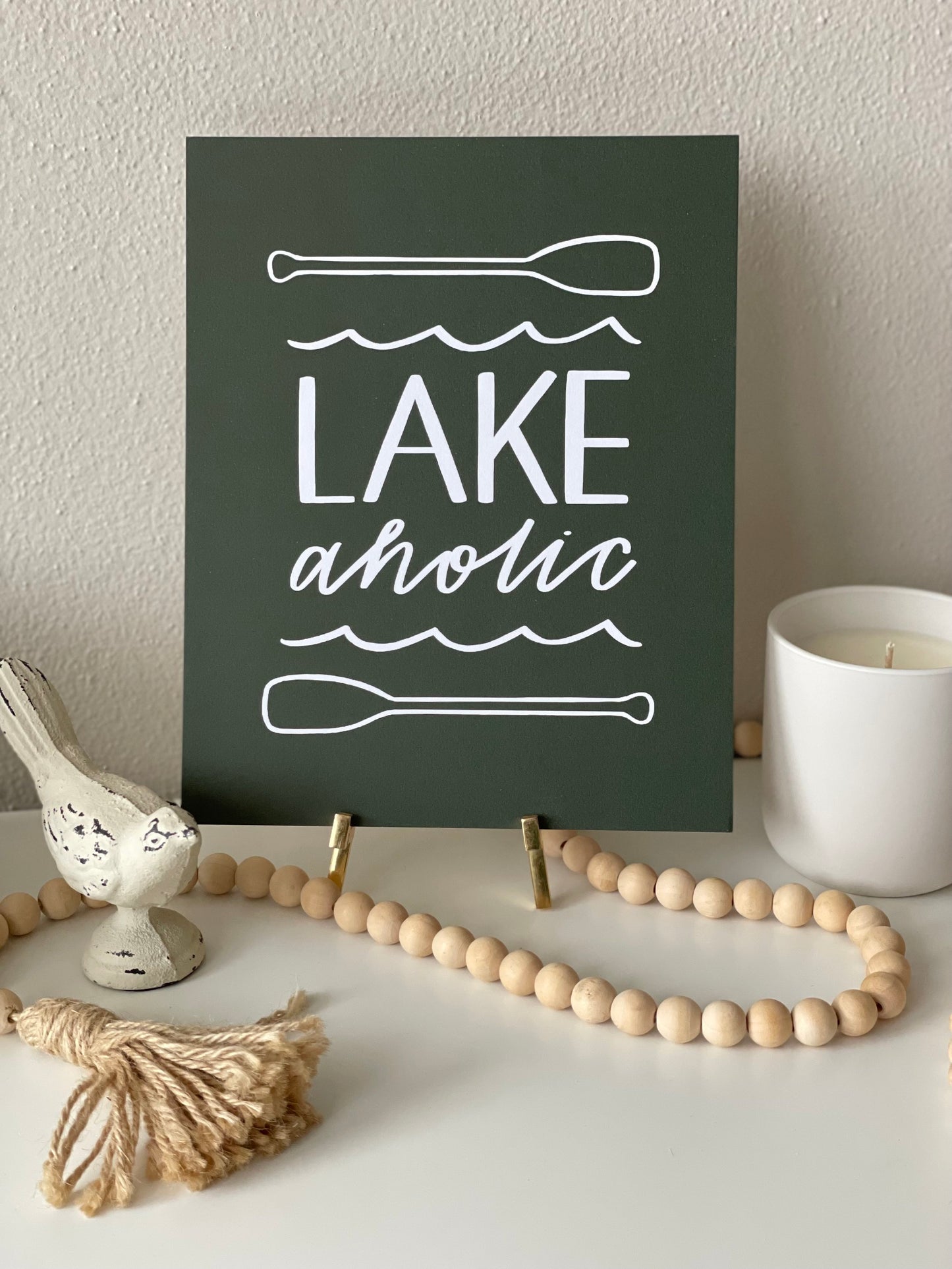 Lake-aholic Art Print