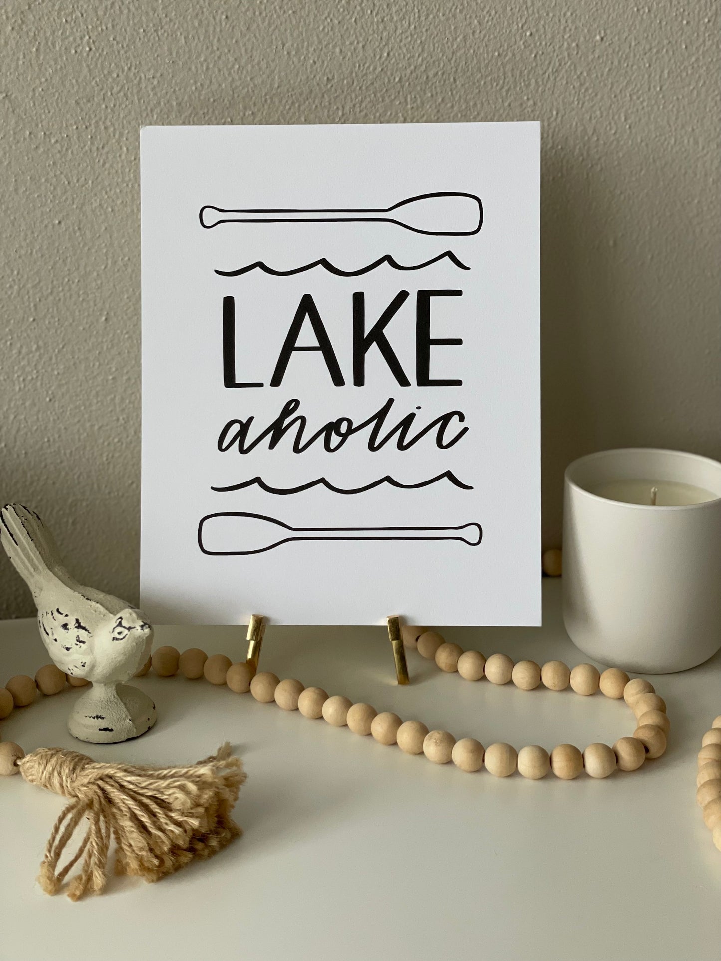 Lake-aholic Art Print