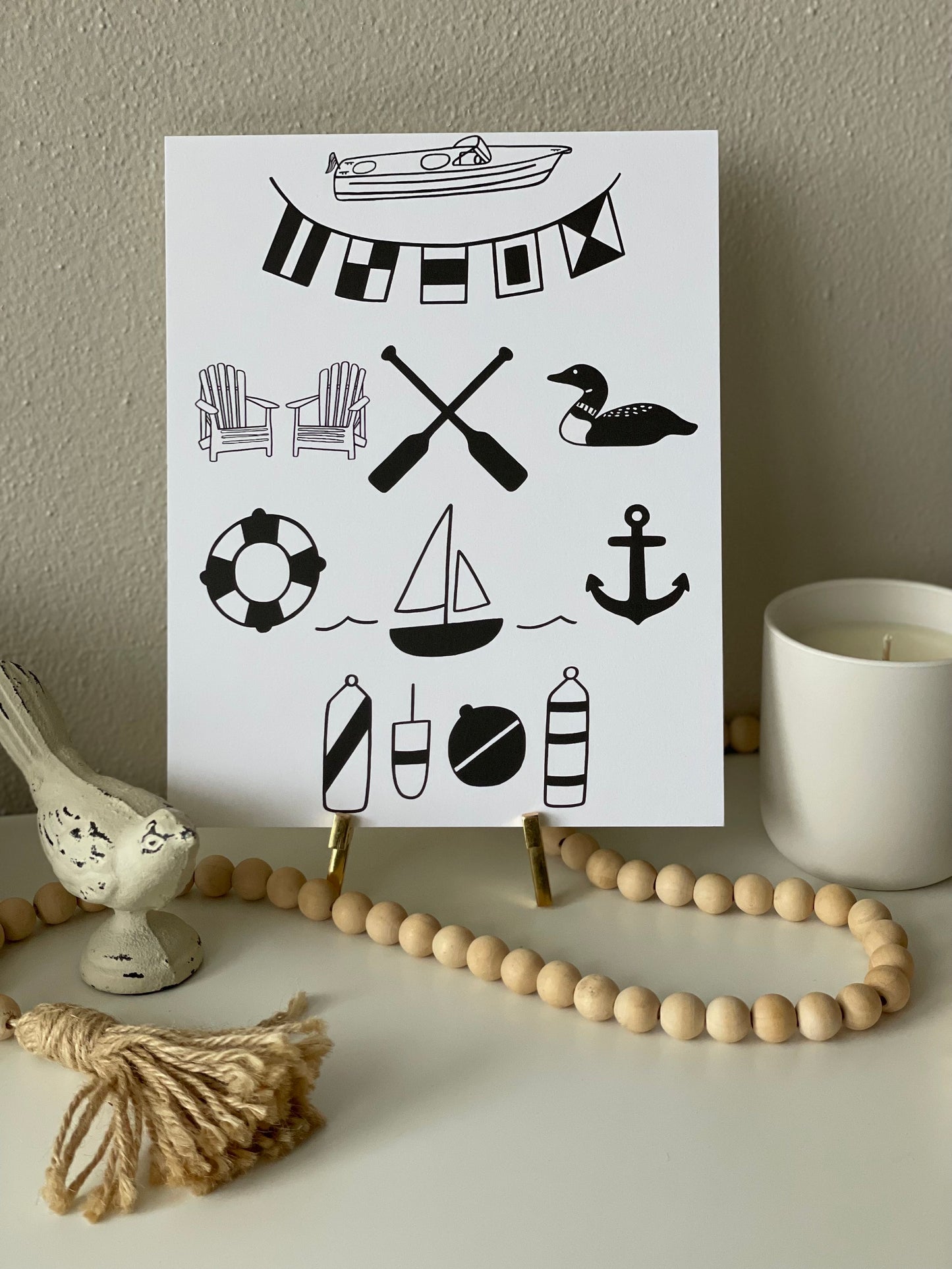 Lake Life Art Print