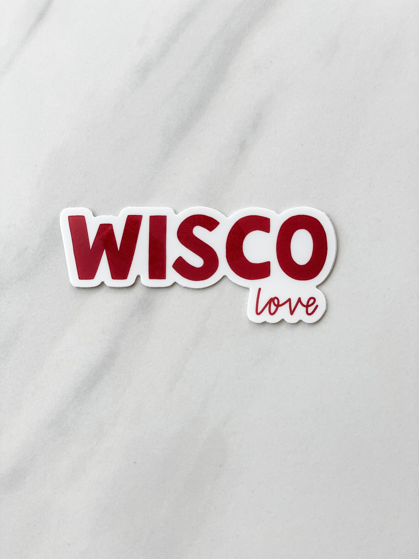 Wisco Love Sticker