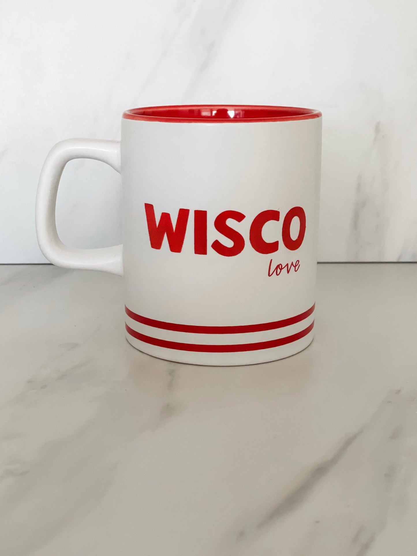 Blemished Wisco Love Mug