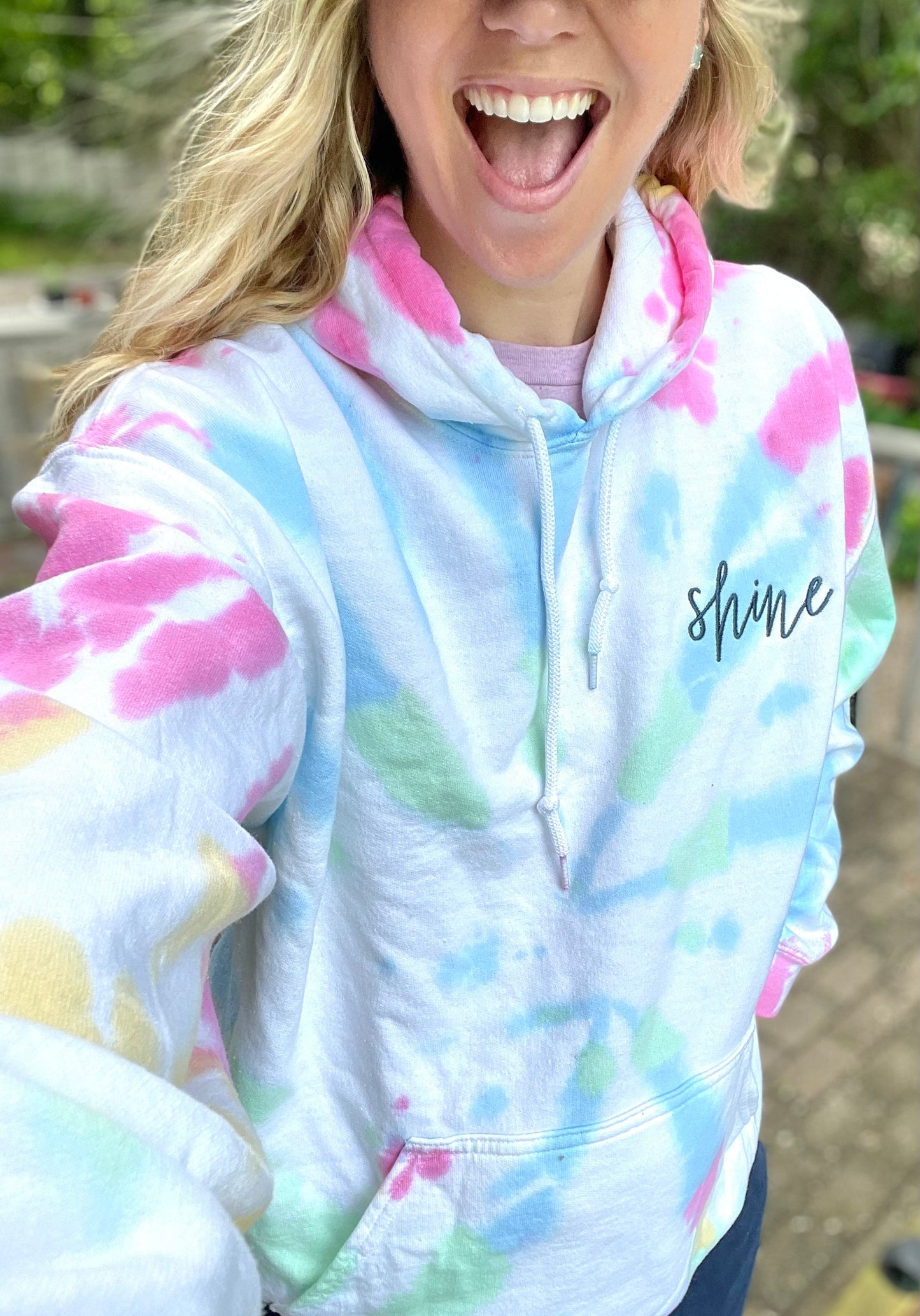 Shine Tie-dye Sweatshirt