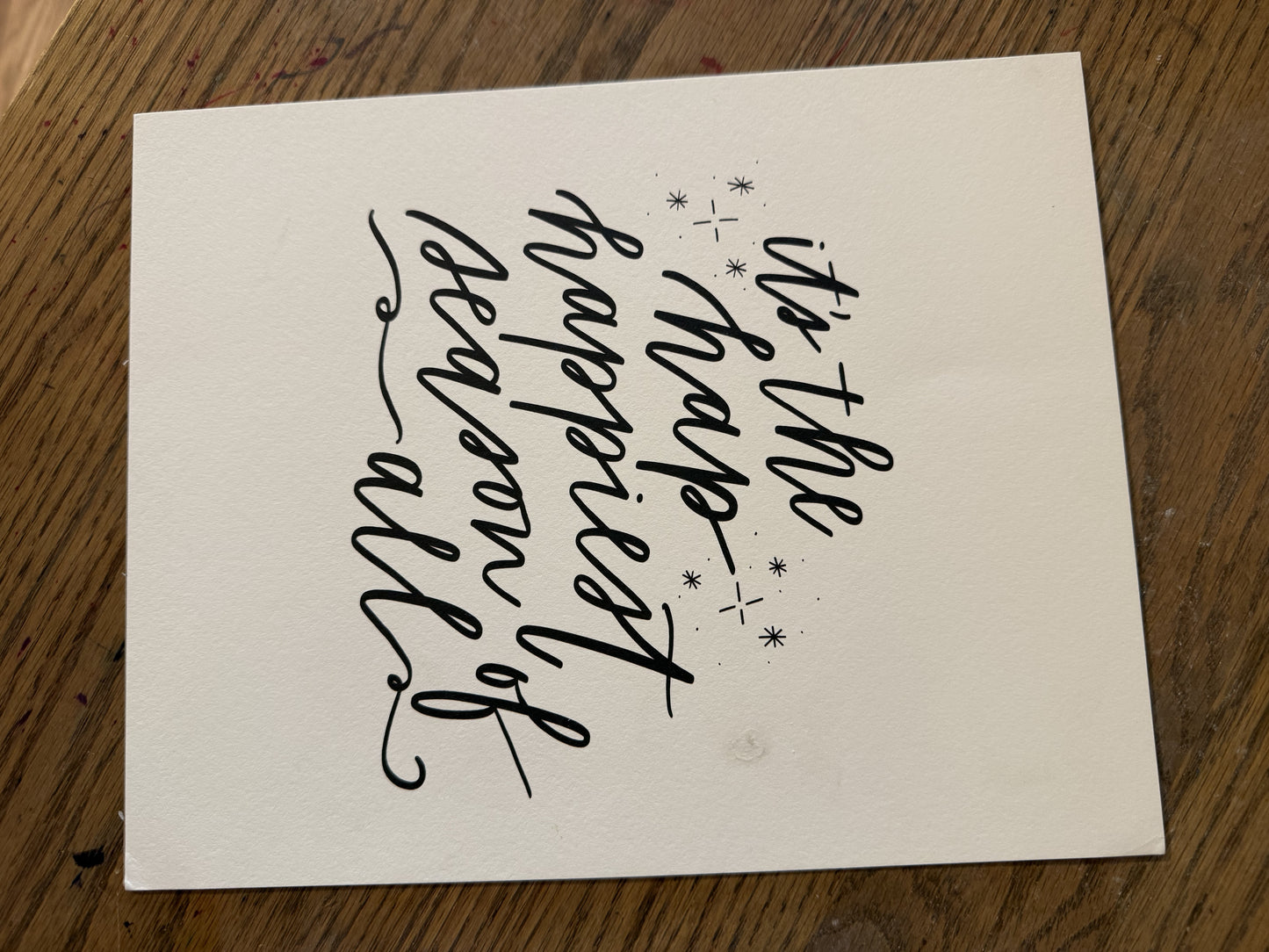 Blemished Hap-happiest Season of All Art Print