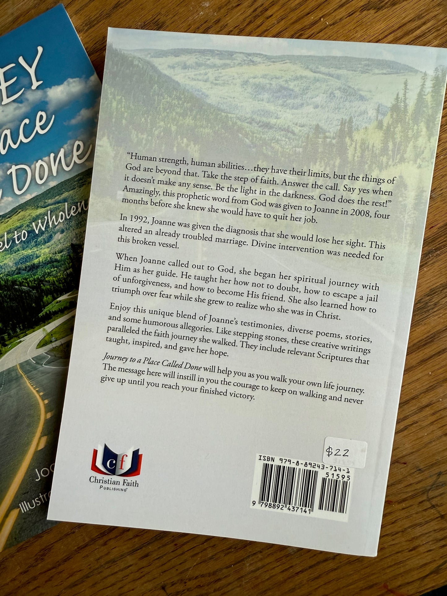 Journey to a Place Called Done Book