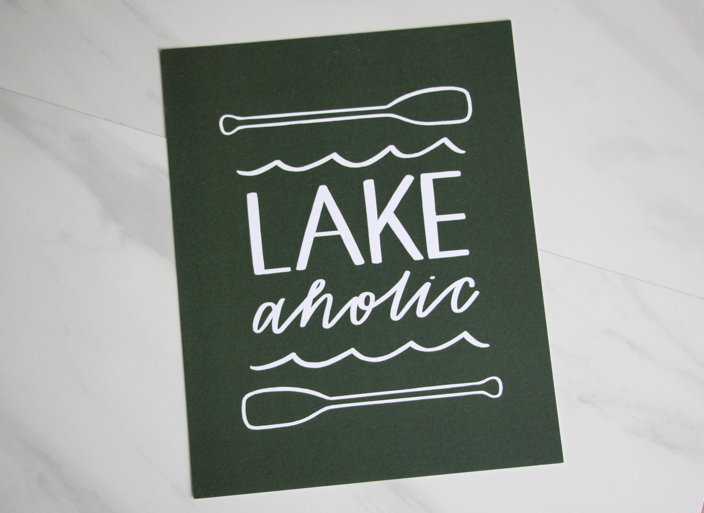 Lake-aholic Art Print