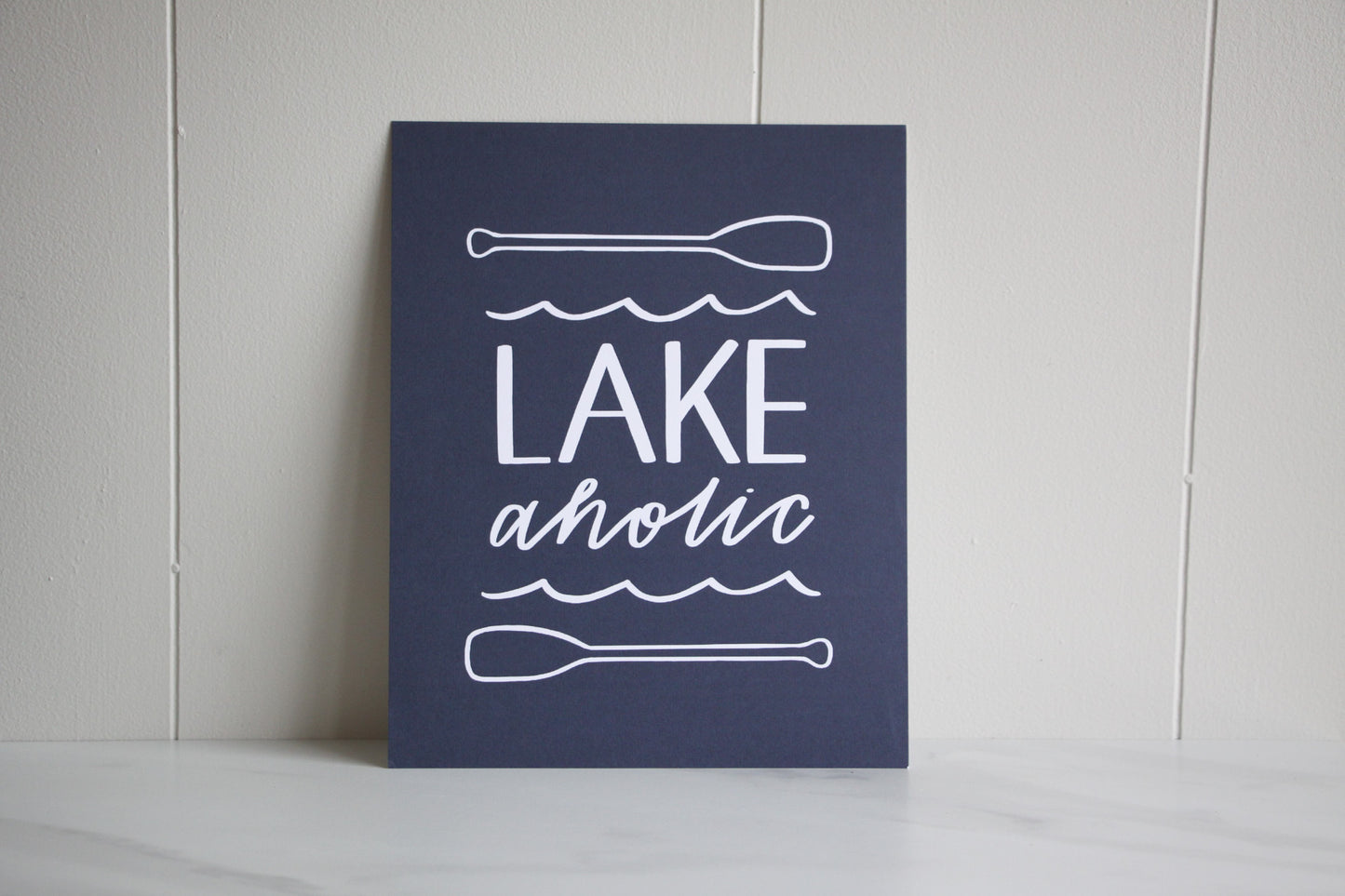 Lake-aholic Art Print