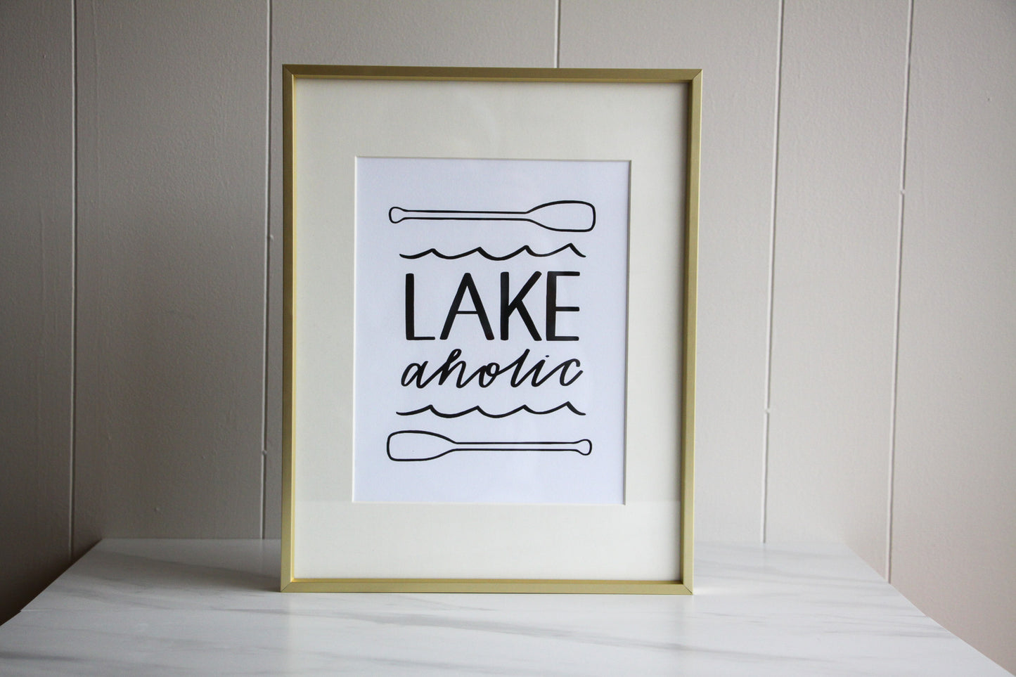 Lake-aholic Art Print