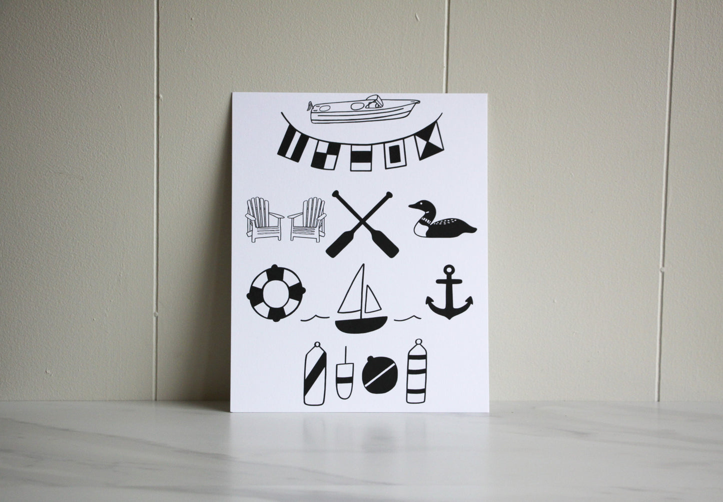 Lake Life Art Print
