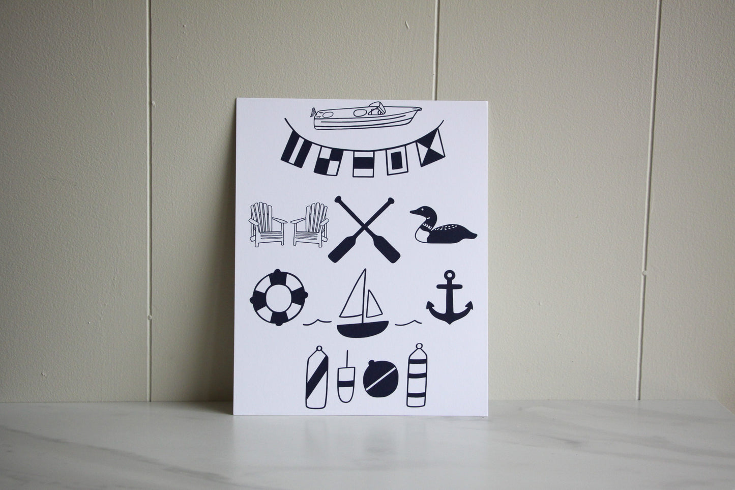 Lake Life Art Print