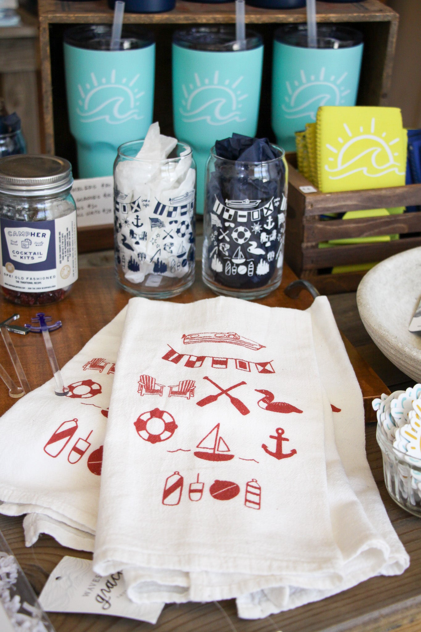 Lake Life Hand Towel