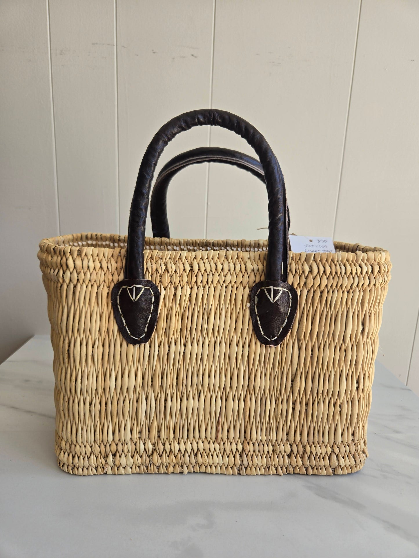 Moroccan Baskets Short Strap Basket Purse