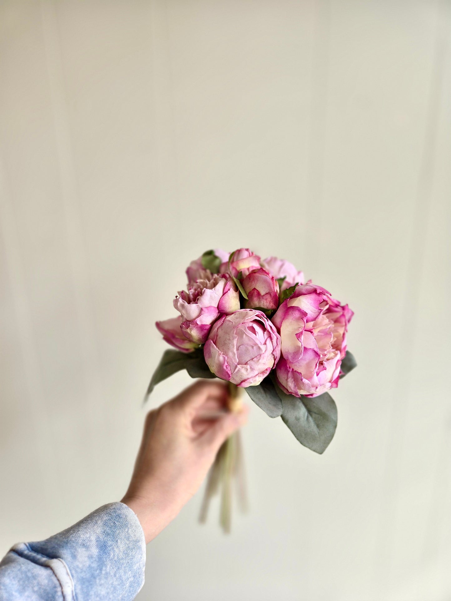 Silk Peonies