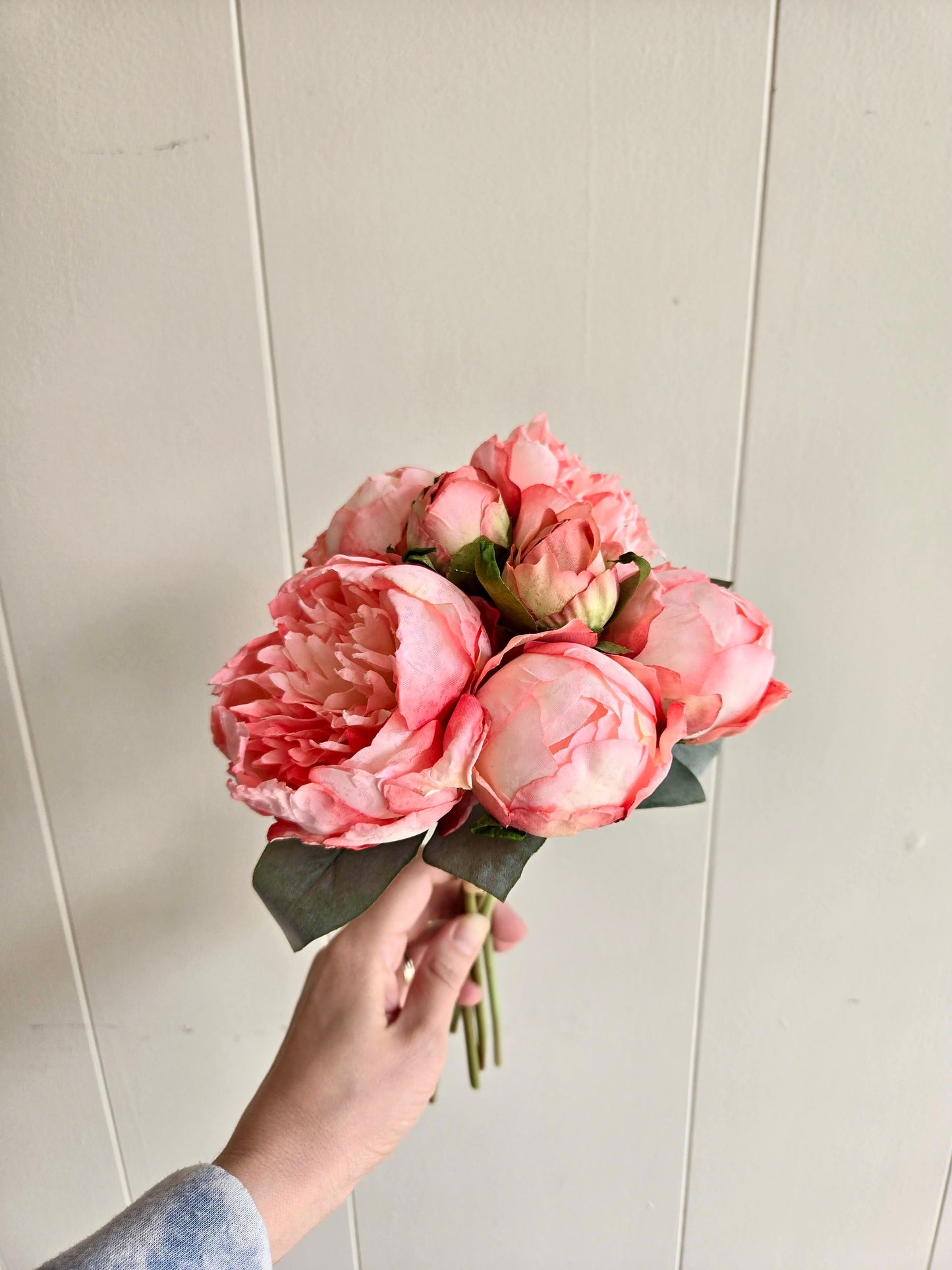 Silk Peonies