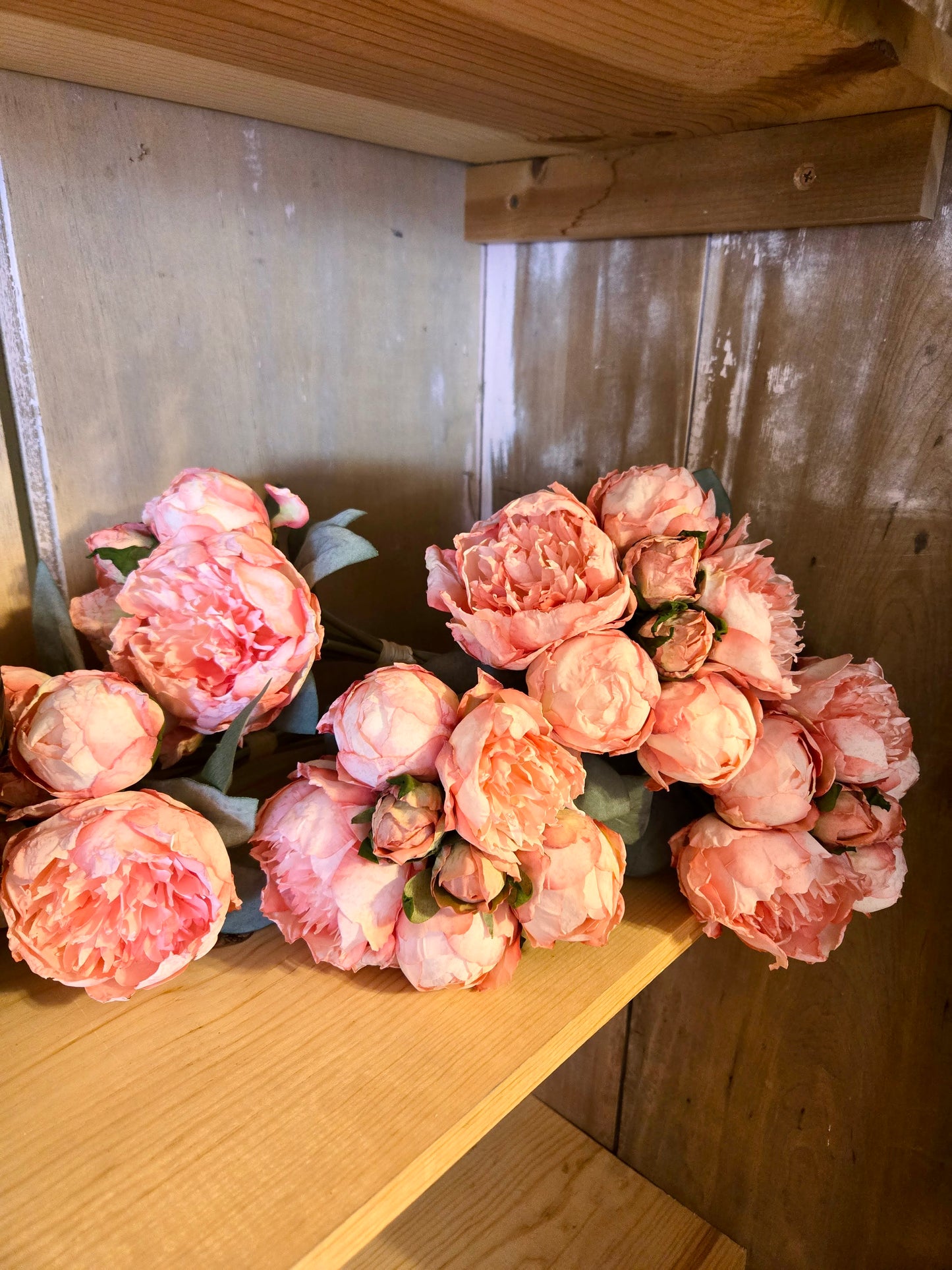 Silk Peonies