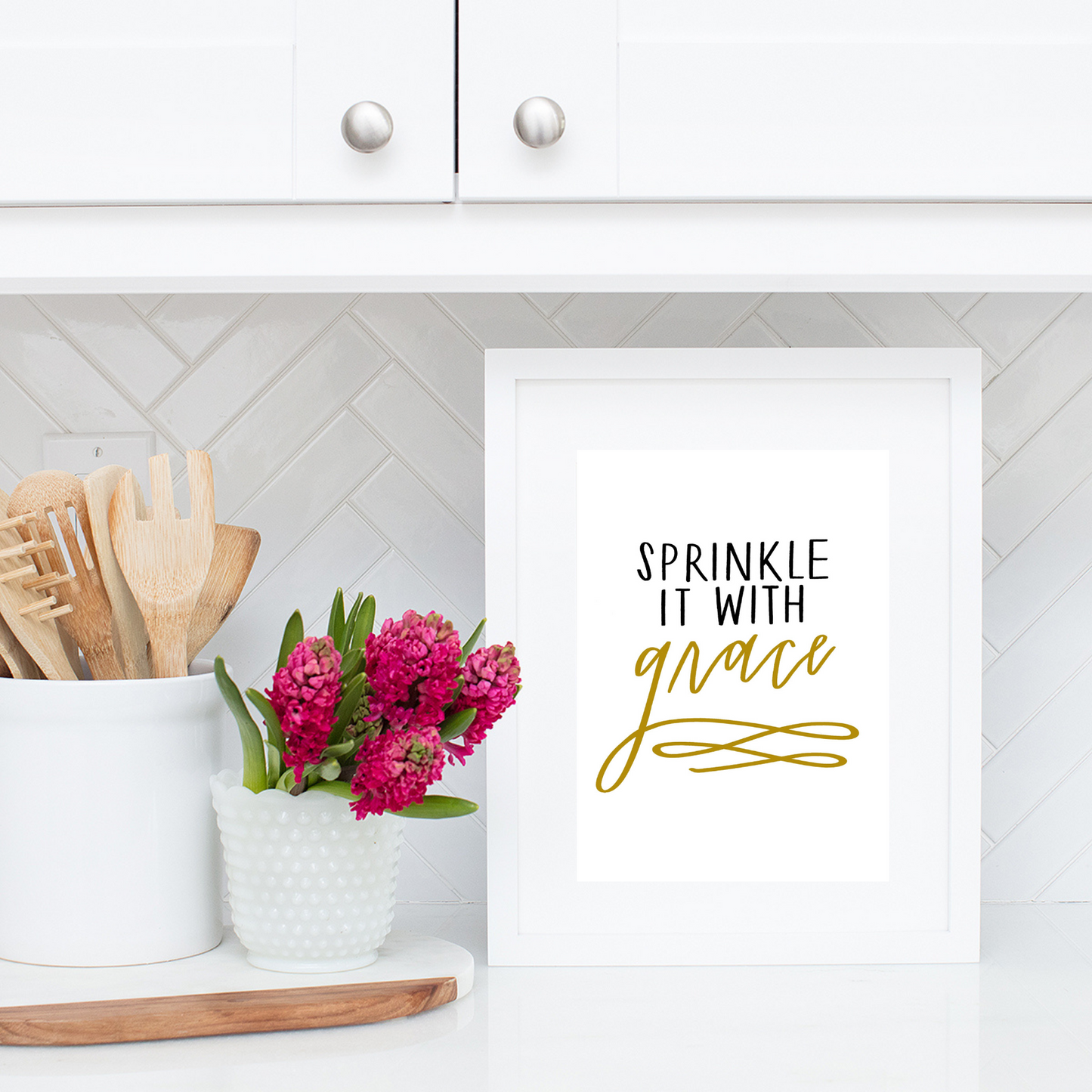 Sprinkle it with Grace Art Print