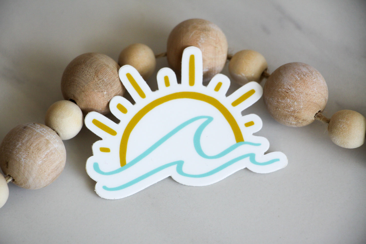 Sun Rays, Lake Days Sticker