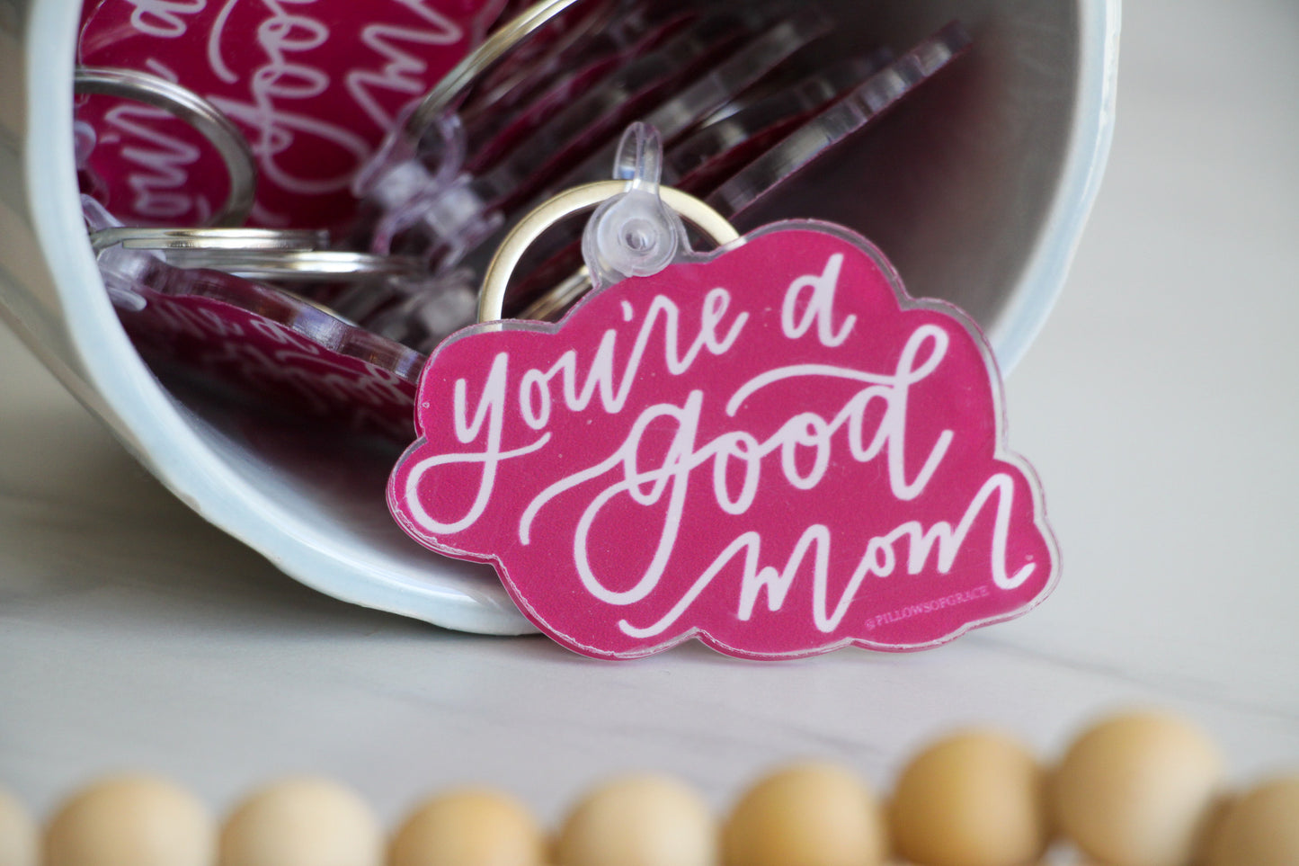 Good Mom Keychain