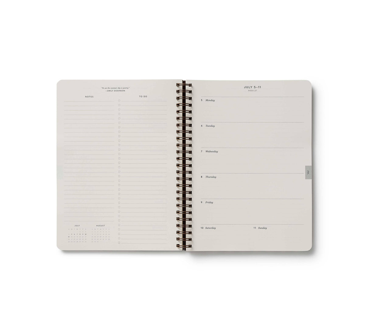 2027 Hydrangea 12-Month Planner