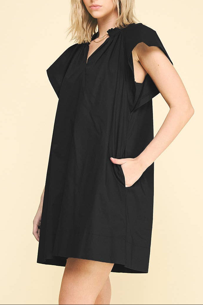 Black Tunic Mini Dress