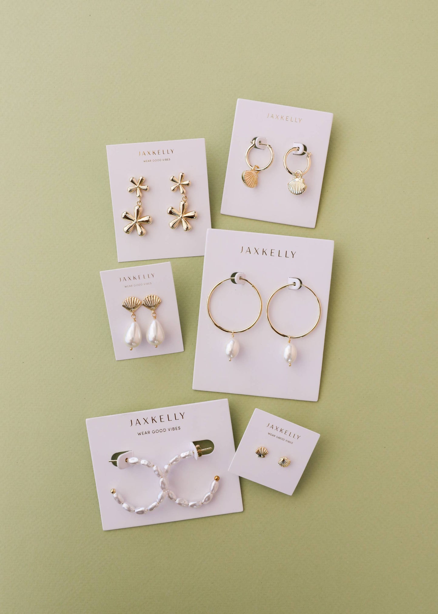 Seashell Gold Earrings