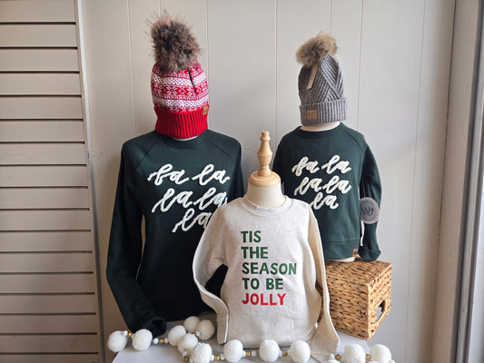 Tis the Season to be Jolly Toddler Crewneck Sweatshirt