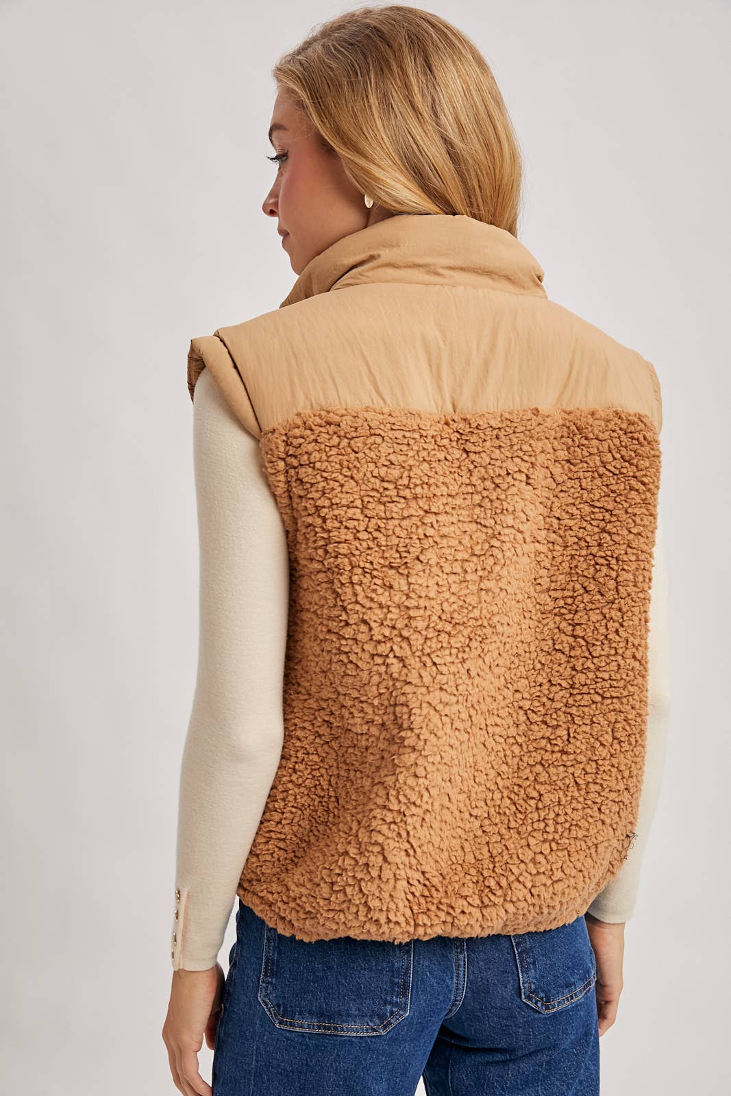 Sherpa Pullover Vest