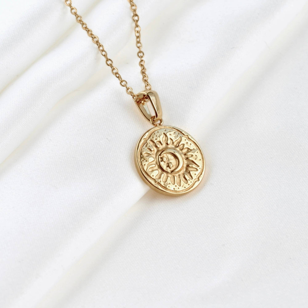 Sunburst Coin Necklaces
