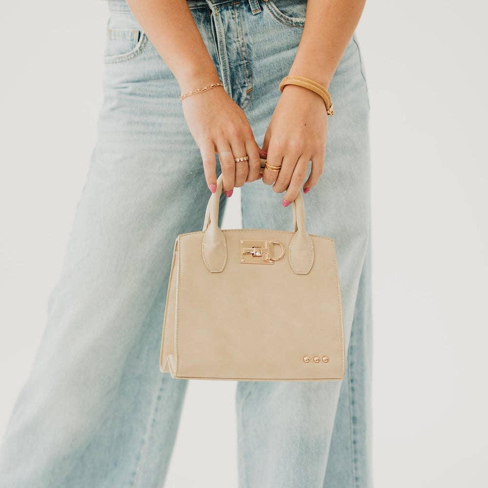 Nubuck Small Tote Purse