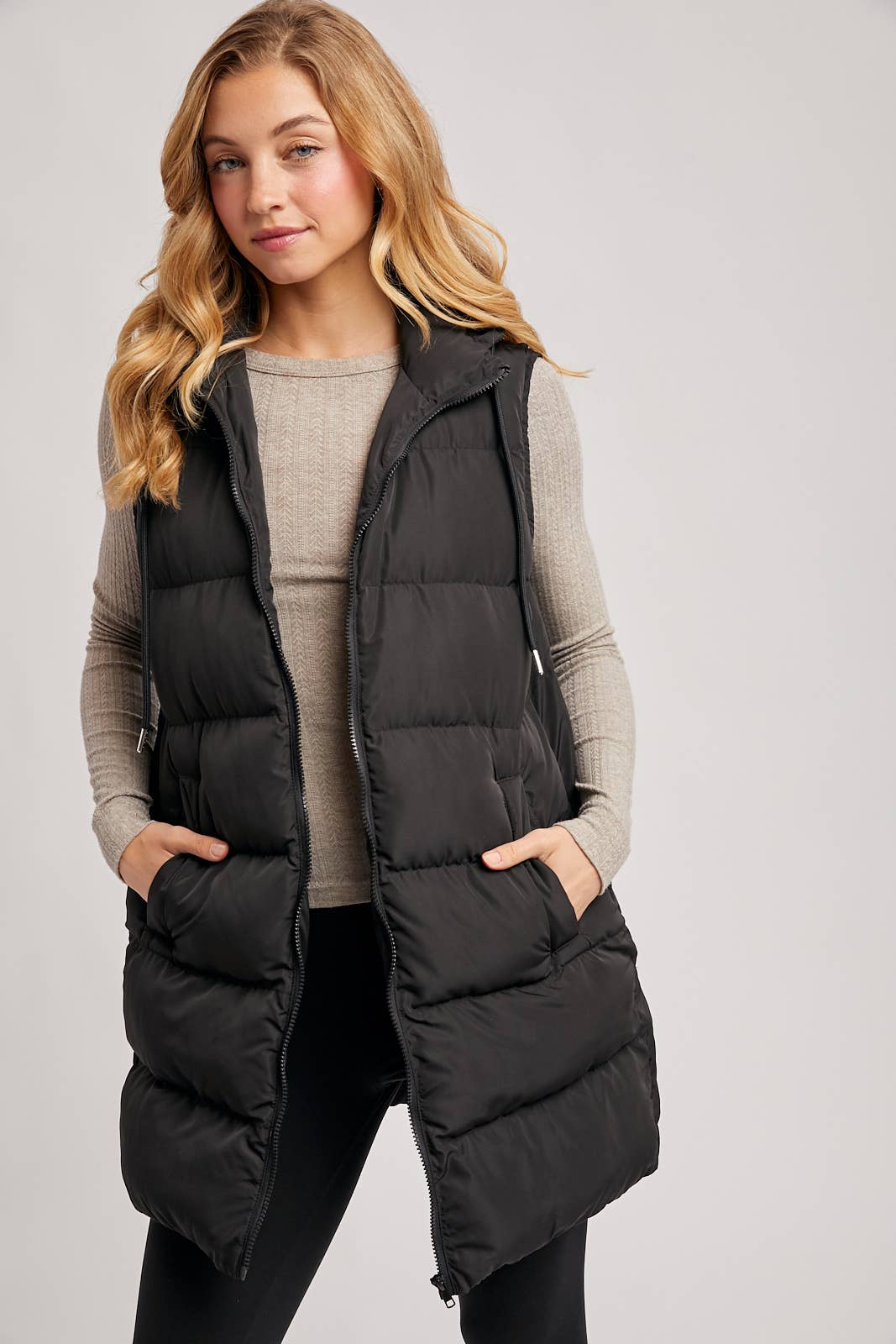 Long Puffer Vest