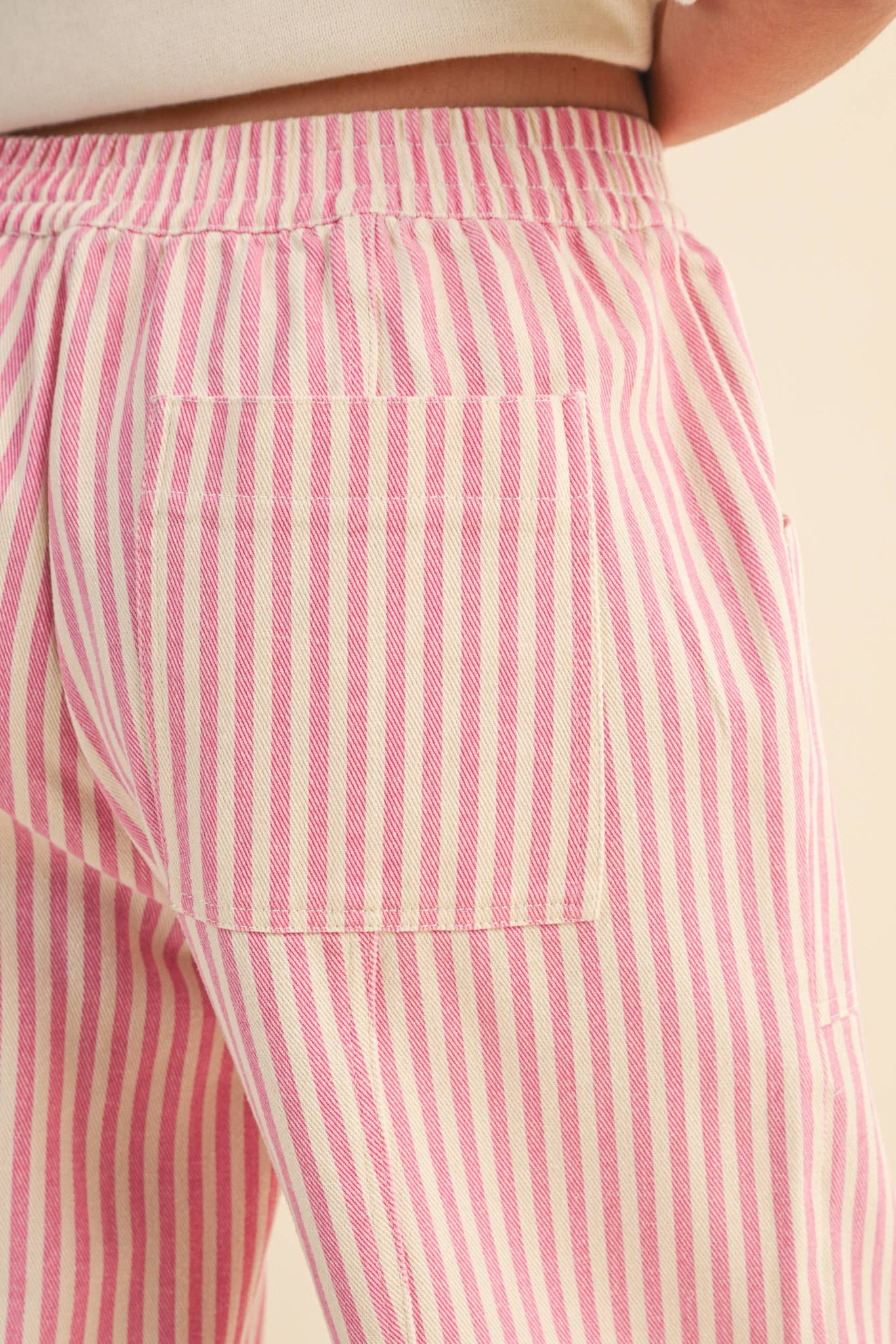 Striped Drawstring Pants