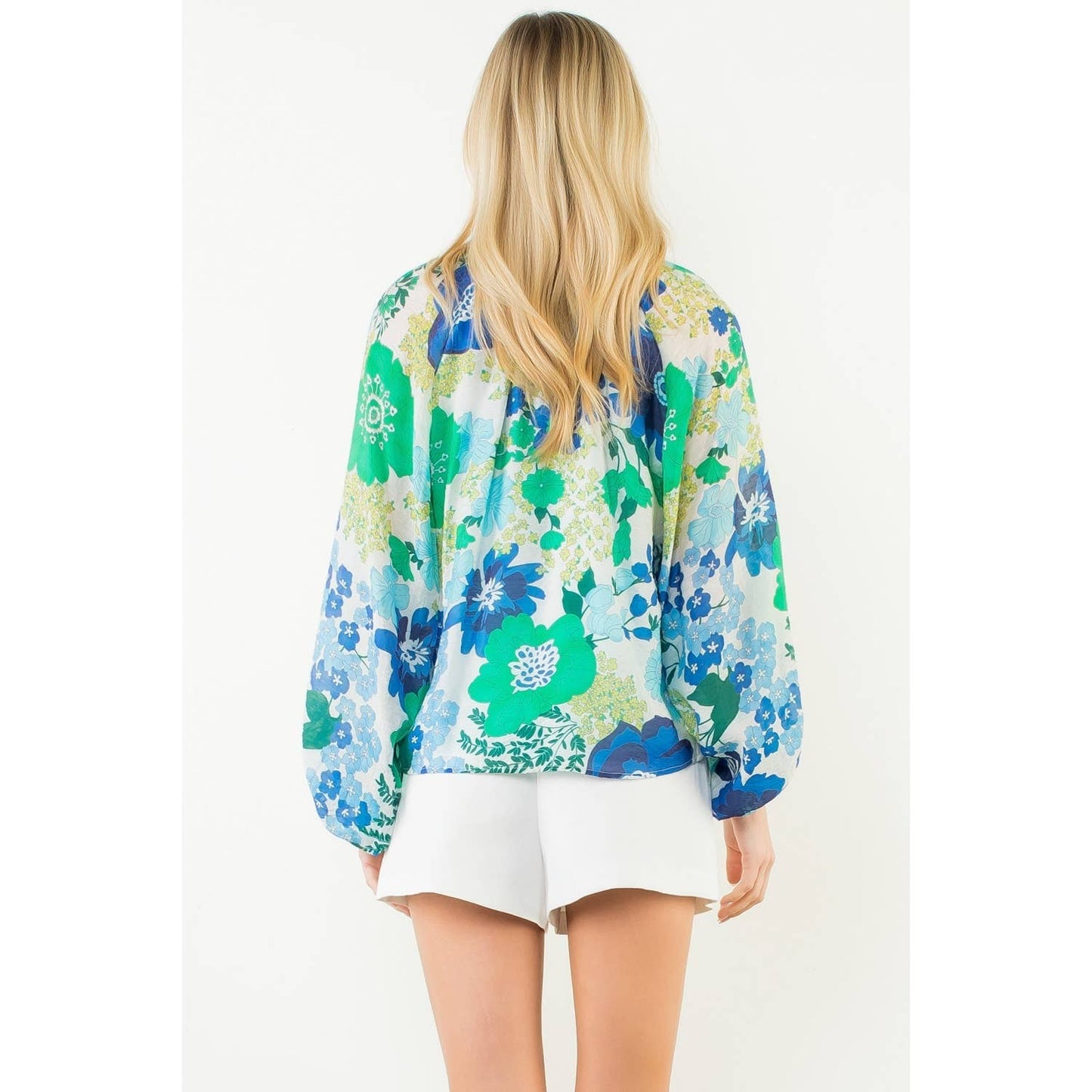 Floral Print Long Sleeve Top