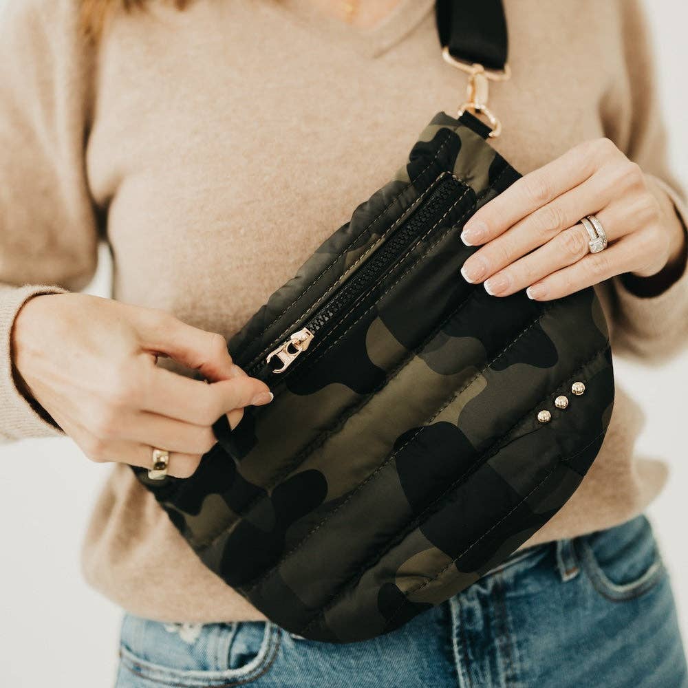Puffer Belt Bag Purse