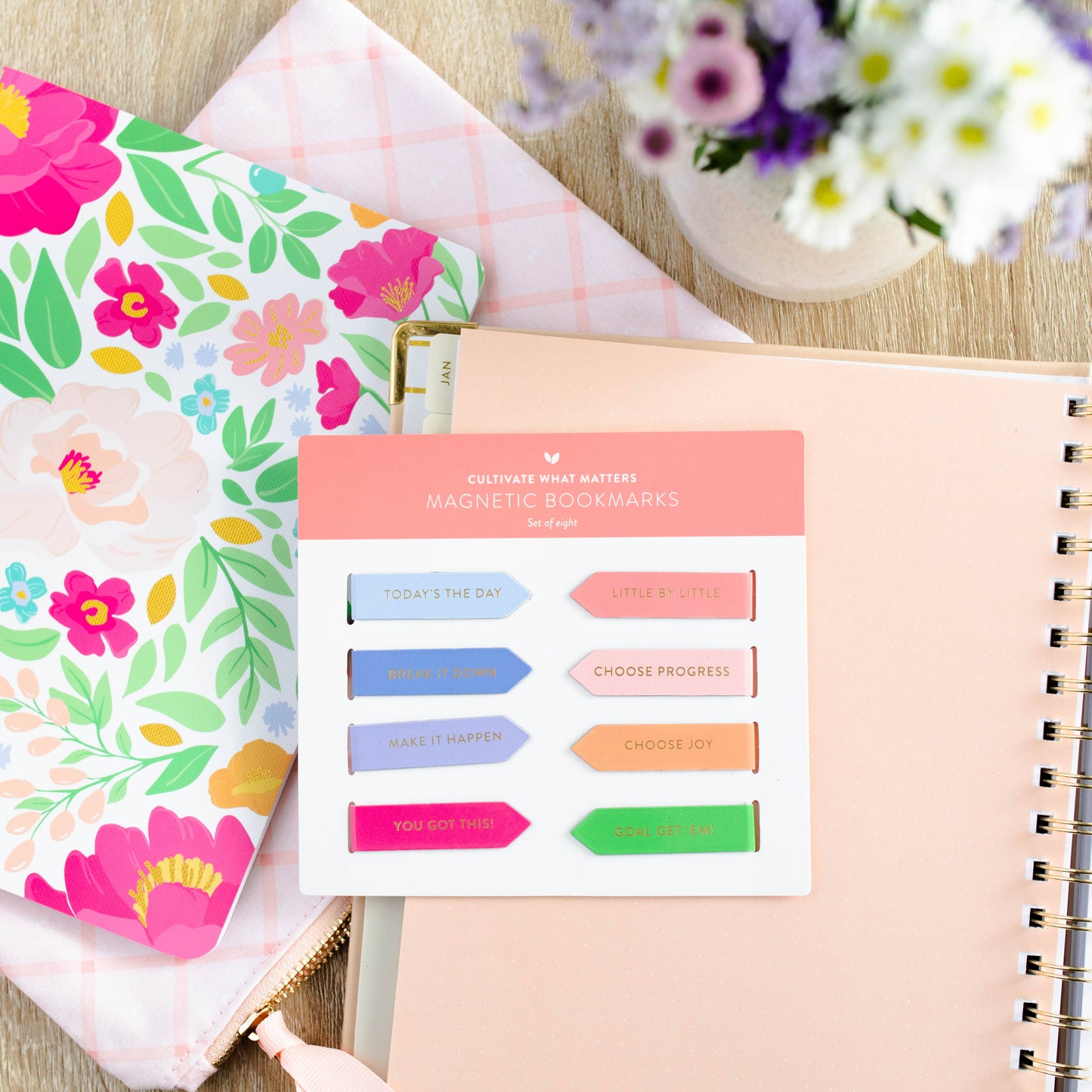 Magnetic Bookmarks | Motivational Page Markers