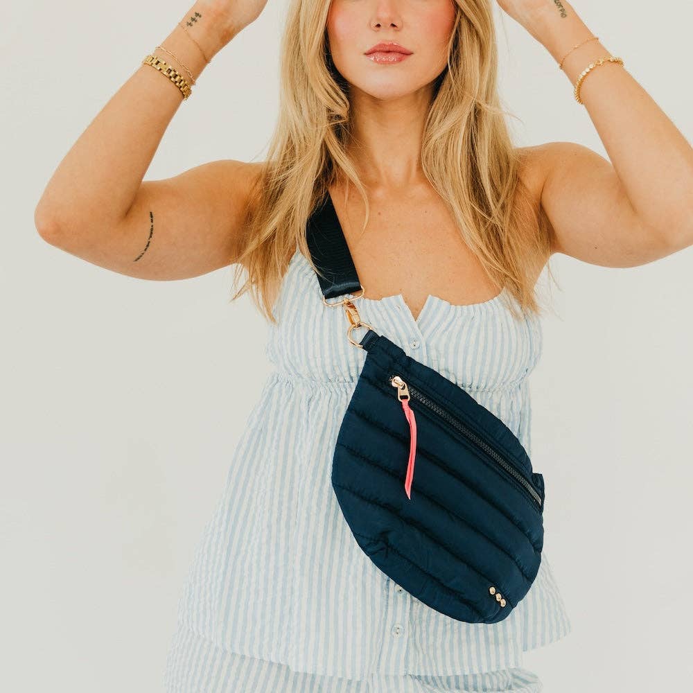 Puffer Belt Bag Purse