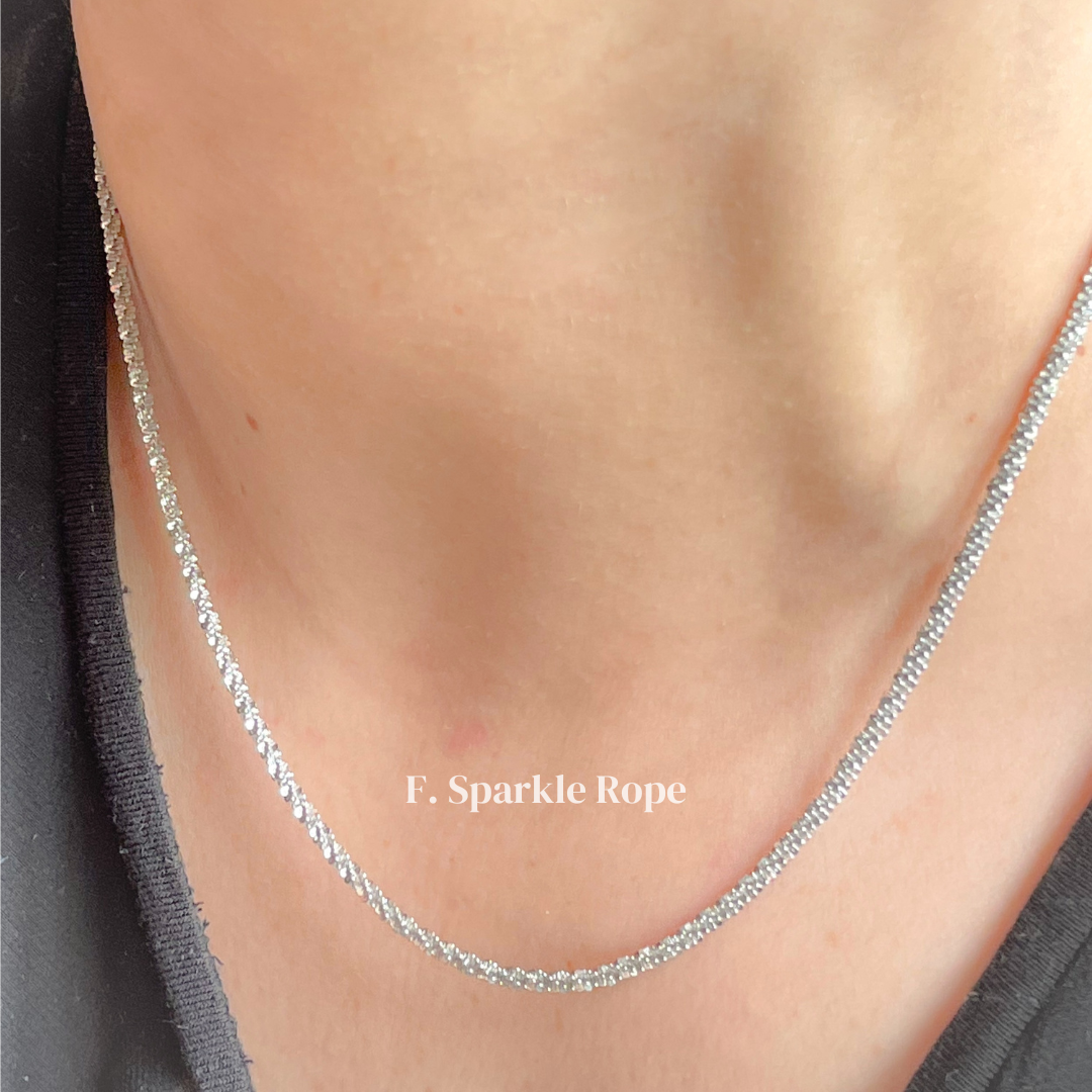 Silver Layering Necklaces - Stainless Steel