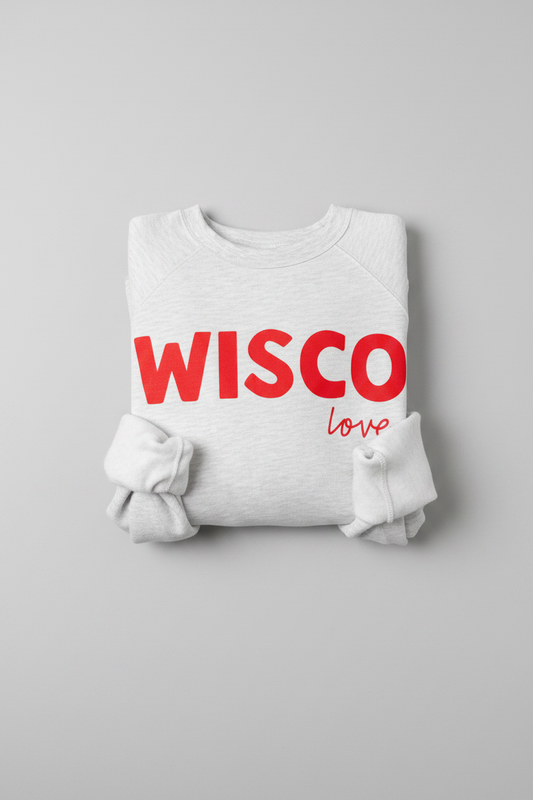 Wisco Love Crewneck Sweatshirt