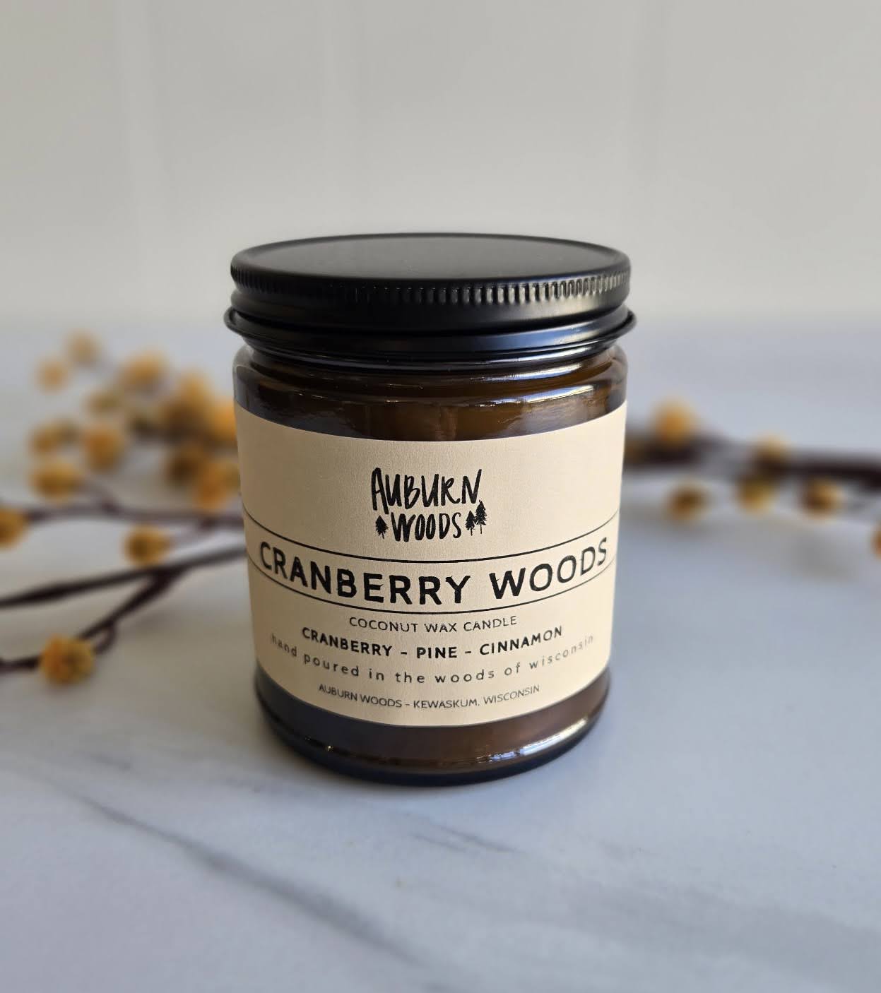 Auburn Woods Small Candle