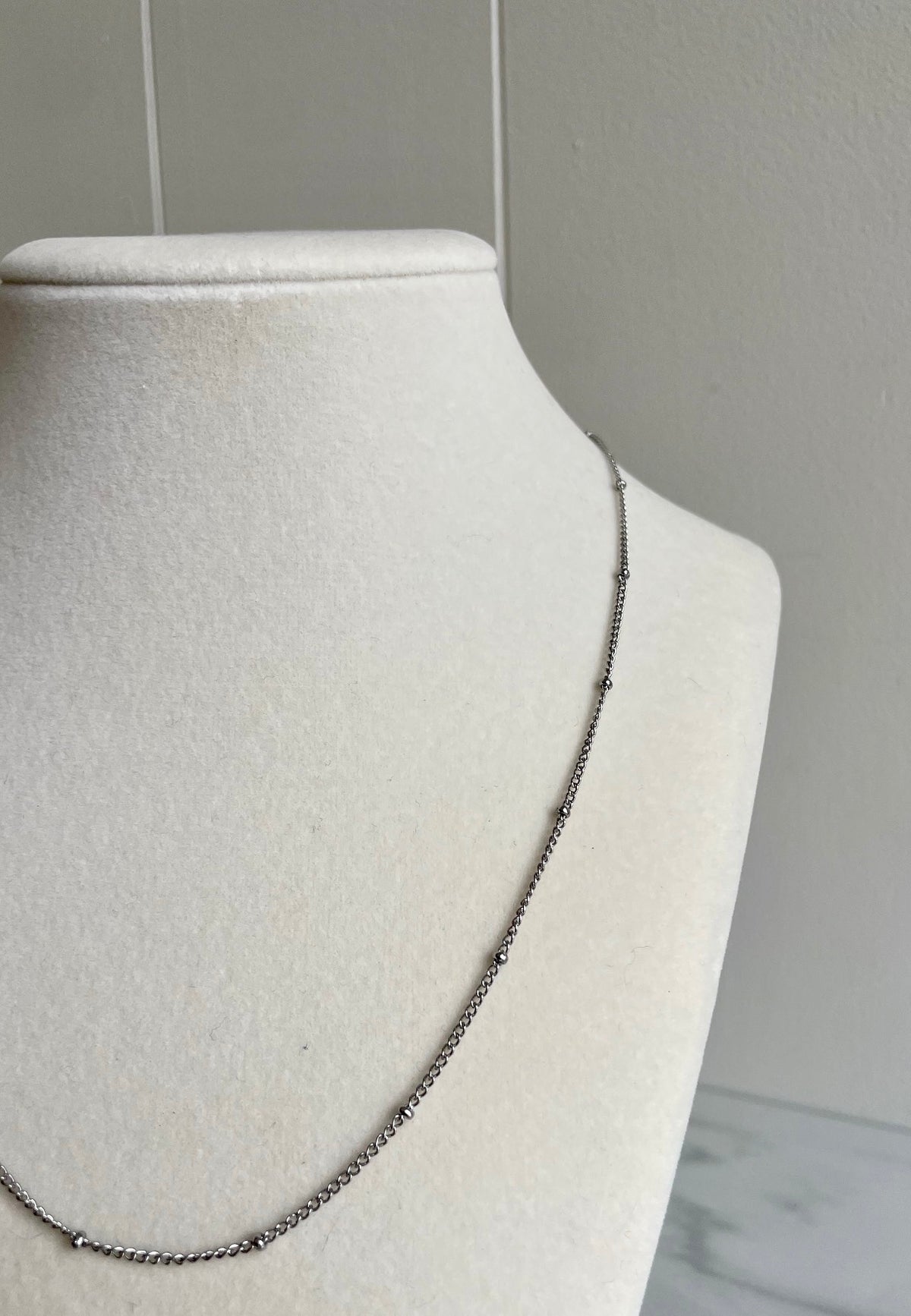 Silver Layering Necklaces - Stainless Steel
