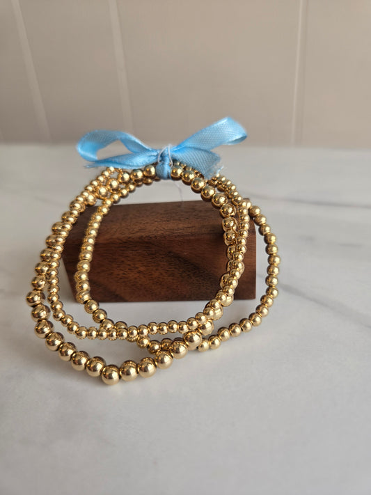 Gold Bracelet Set